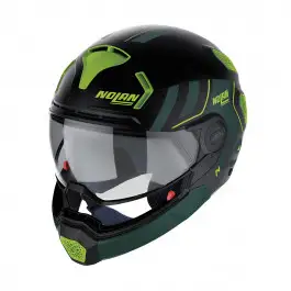 Casco nolan verde clearance