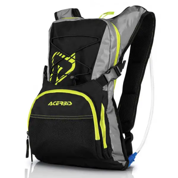 Zaino Acerbis H2O Drink BackPack Nero Giallo