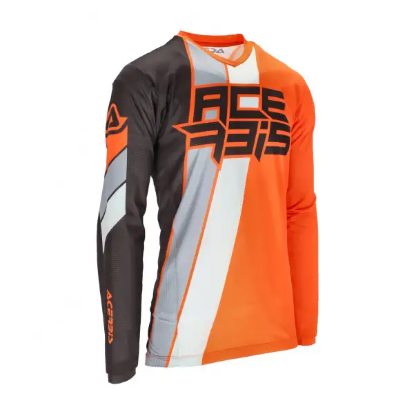 Maglia cross Acerbis Mx J-Track Four Arancio Nero
