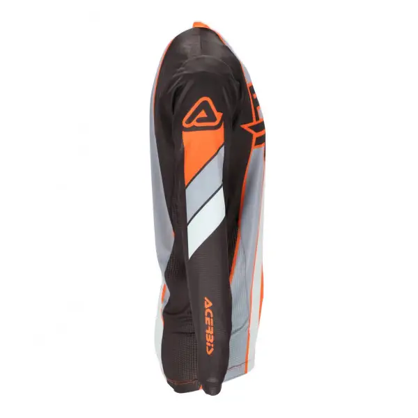 Maglia cross Acerbis Mx J-Track Four Arancio Nero