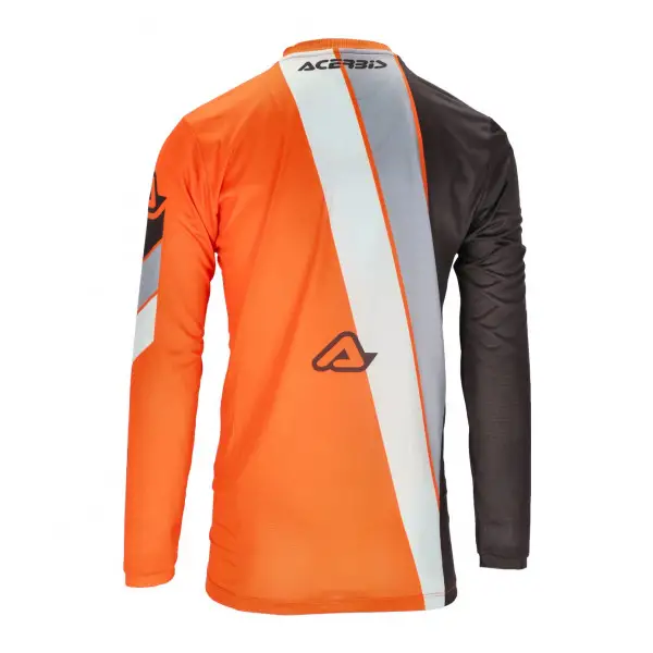 Maglia cross Acerbis Mx J-Track Four Arancio Nero