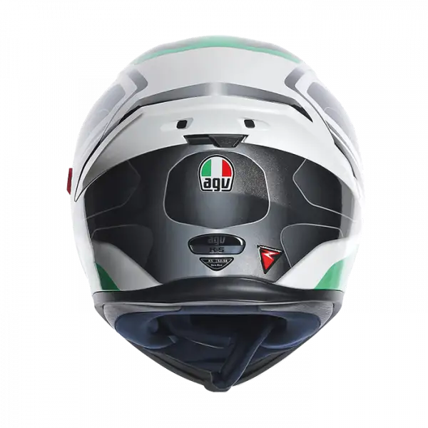 Casco integrale AGV K5 Transformer Bianco Nero Verde