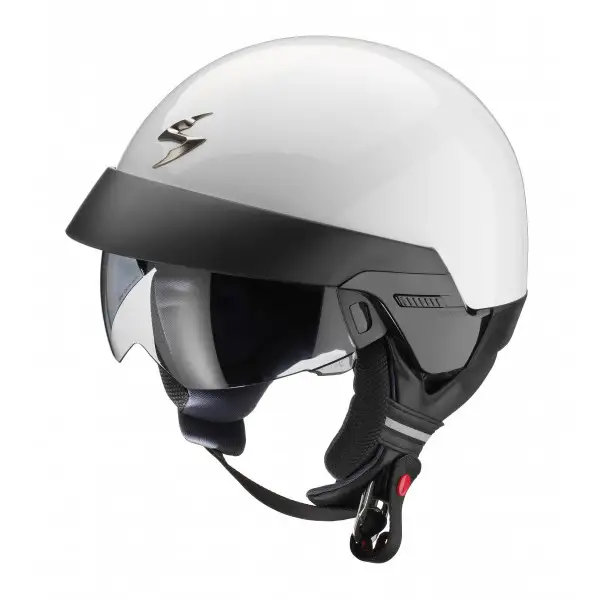 Casco jet Scorpion Exo 100 bianco lucido