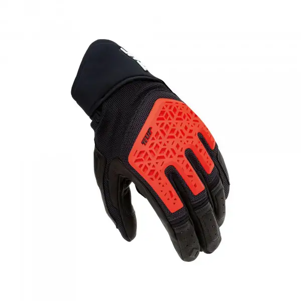 Guanti moto estivi T-UR G-THREE 3D Nero Rosso