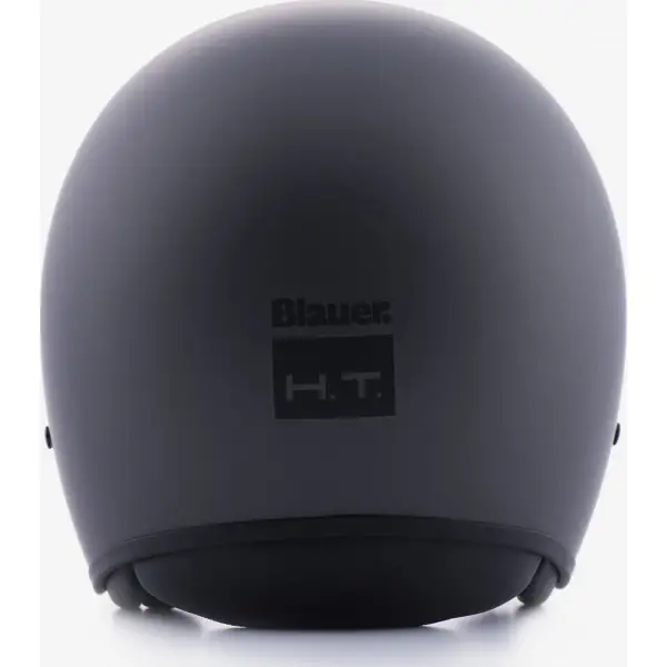 Casco jet Blauer PILOT 1.1 MONOCHROME in fibra Titanio