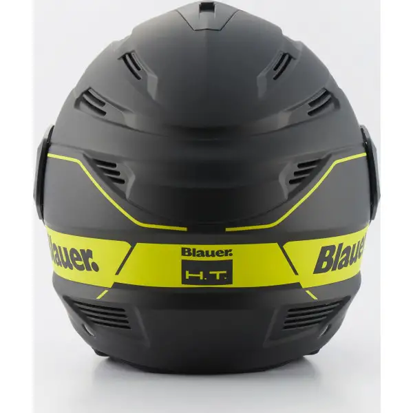 Casco jet Blauer BRAT Nero Giallo Opaco 