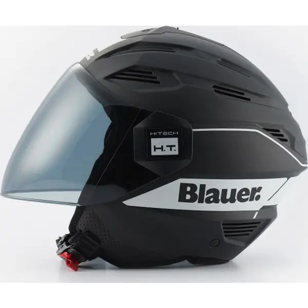 Casco jet Blauer BRAT Nero Bianco Opaco