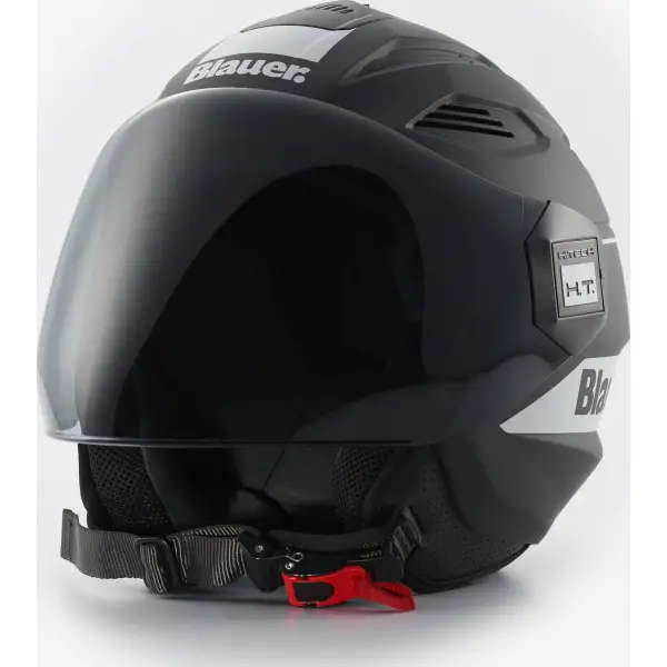 Casco jet Blauer BRAT Nero Bianco Opaco