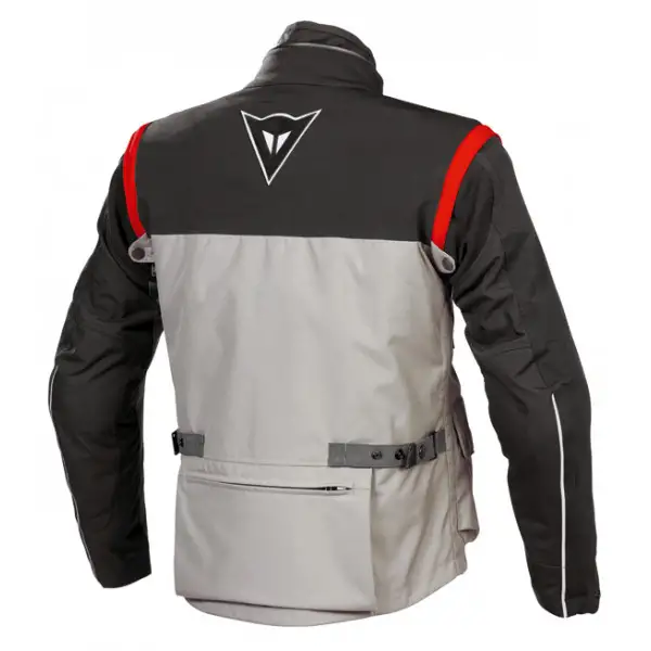 Giacca moto Dainese Evo-System D-Dry Steeple Gray-nero-rosso