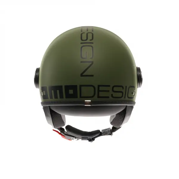 Casco jet Momodesign FGTR CLASSIC E2206 MONO Verde militare Nero opaco