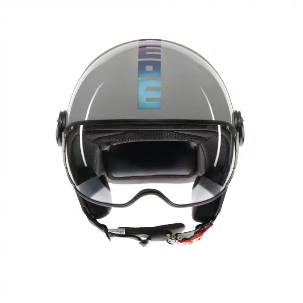 Casco jet Momodesign FGTR CLASSIC E2206 FLIP Blu Fucsia