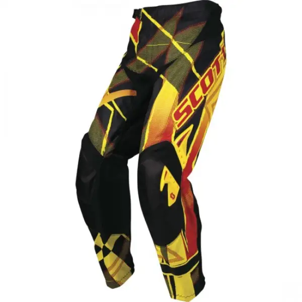 Pantalone Scott Motocross Hyper Kid Nero/Rosso