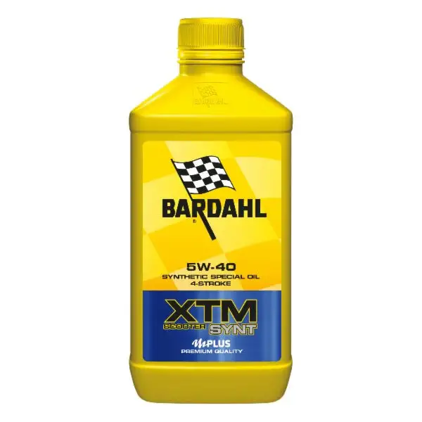 Olio motore lubrificante Bardahl XTM Scooter 5W-40 1 litro per motori 4T