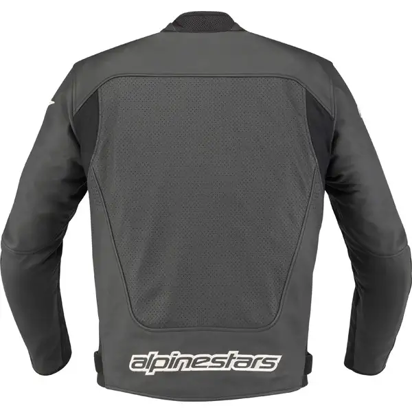 Giacca moto pelle Alpinestars Indy nera