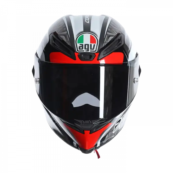 Casco integrale AGV Race Corsa Circuit Nero Bianco Rosso