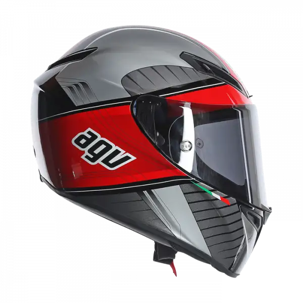 Casco integrale AGV GT Veloce GTX Nero Grigio Rosso