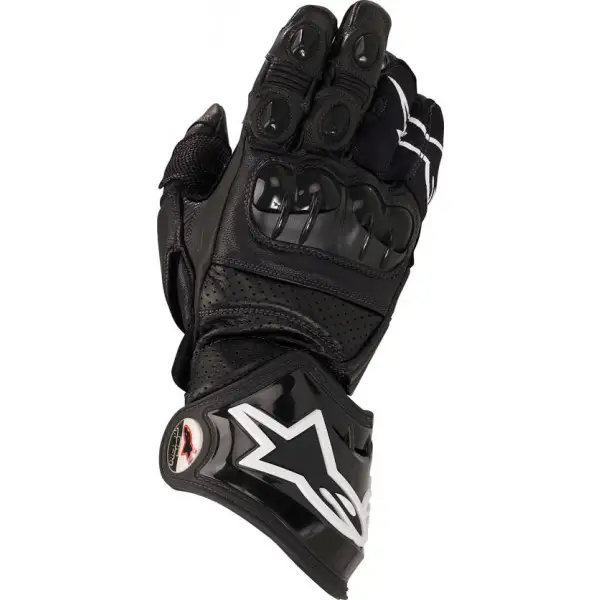 Guanti moto pelle Alpinestars GP Tech nere