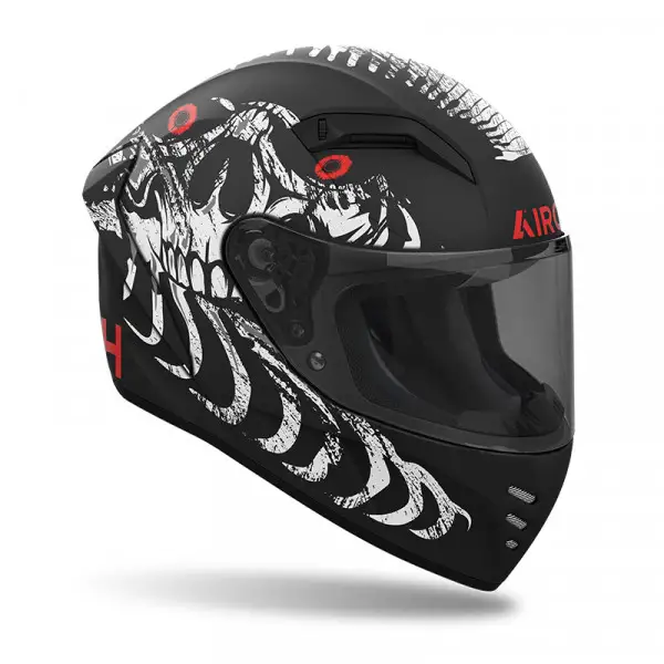 Casco integrale Airoh CONNOR MYTH Nero Bianco opaco