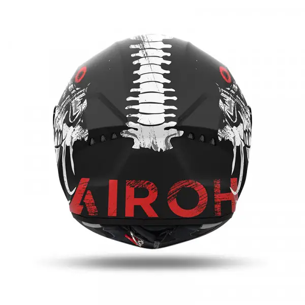 Casco integrale Airoh CONNOR MYTH Nero Bianco opaco