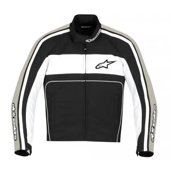 Giacca moto Alpinestars T-Dyno Waterproof nero-bianco-sabbia