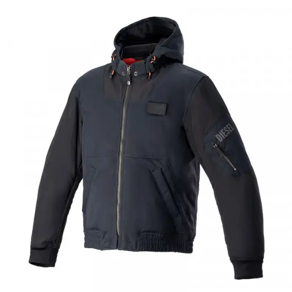 Giacca moto Alpinestars AS-DSL KENSEI BOMBER Nero Nero