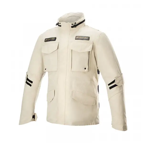 Giacca moto Alpinestars MO.ST.EQ FIELD WP PRIMALOFT® Sabbia Militare 