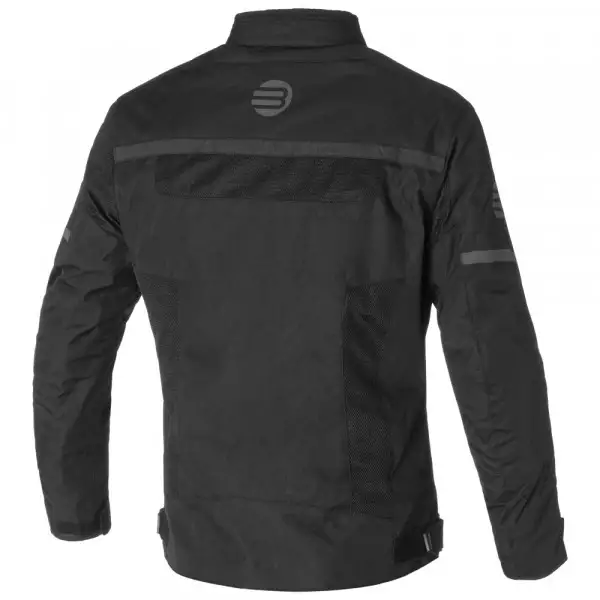 Giacca moto touring Befast STEIN CE Certificata 3 strati Nero