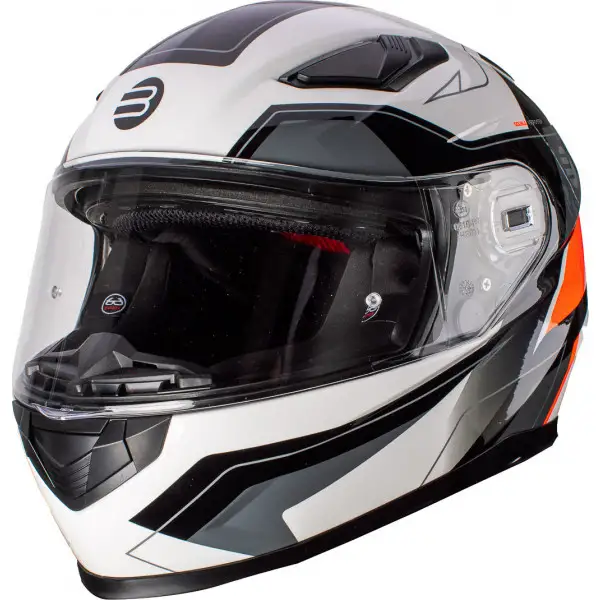 Casco integrale Befast Ventus Bianco Rosso