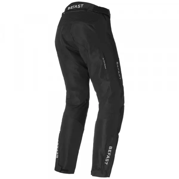 Pantaloni moto touring Befast VICTORY PANT CE certificati 3 strati Nero