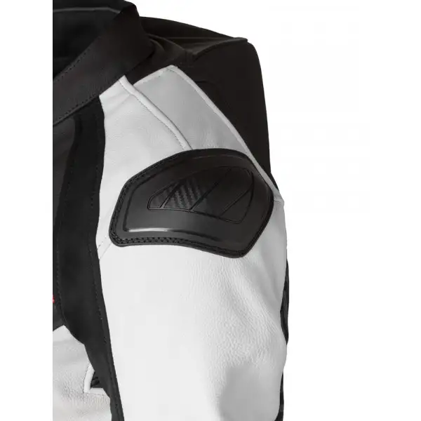 Tuta moto pelle intera Befast SENTUL CE Nero Bianco Rosso