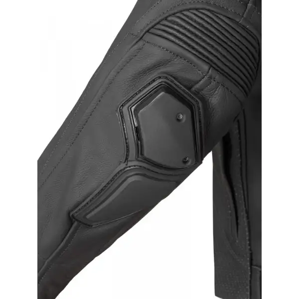 Giacca moto pelle racing Befast INTERLAGOS CE Nero