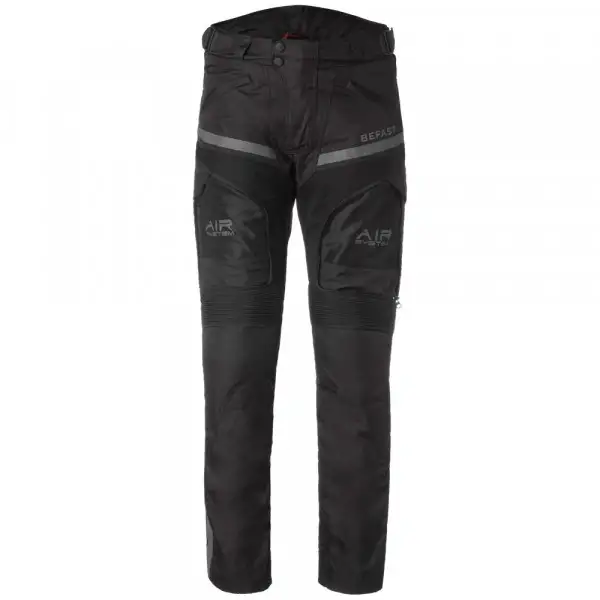 Pantaloni moto touring Befast KLIMA PANT 3 strati Nero