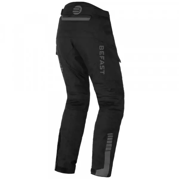 Pantaloni moto donna Befast GAMMA PANT Lady CE certificati Nero