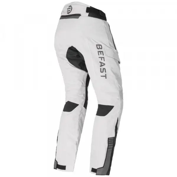 Pantaloni moto Befast GAMMA PANT CE certificati Nero Grigio