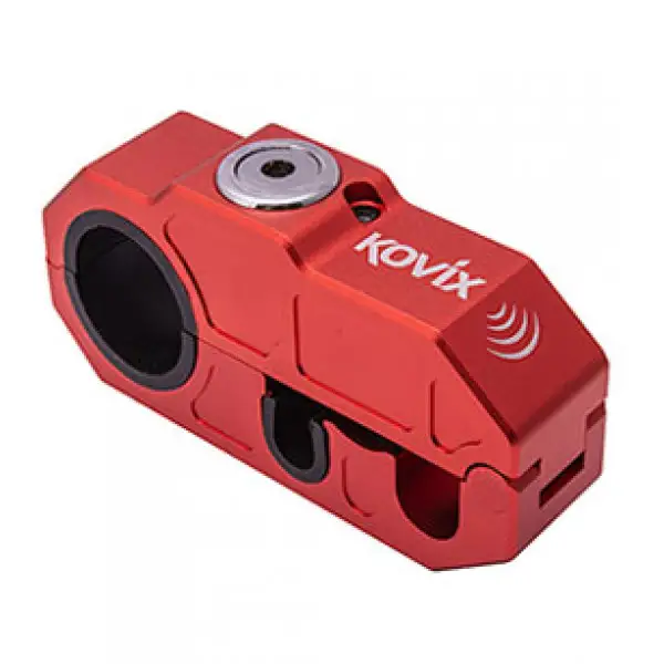 Blocco leva freno con allarme Kovix KHL-B  Rosso