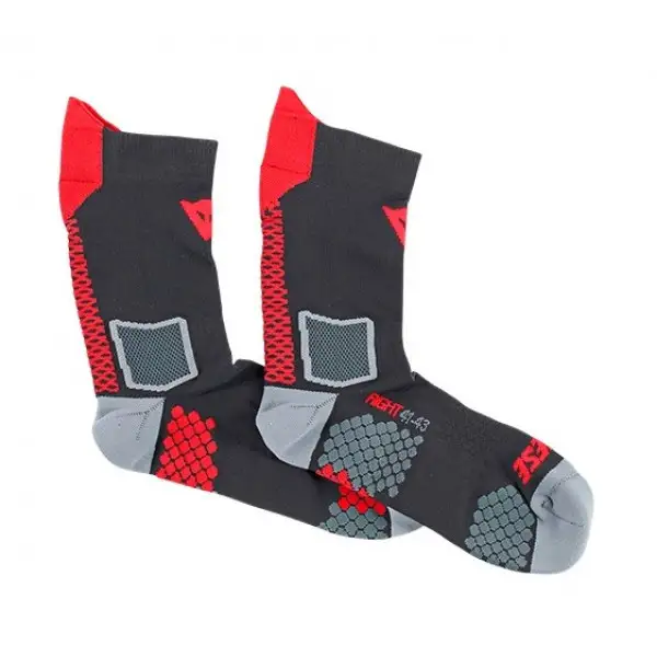 Calze Dainese D-Core Mid nero rosso
