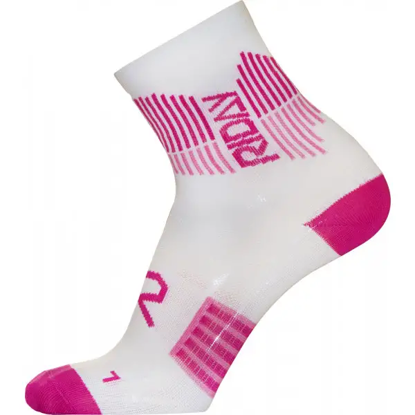 Calze tecniche donna Riday LIGHT WEIGHT Bianco Rosa