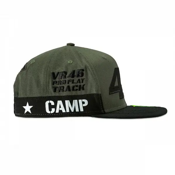 Cappellino VR46 46 Monster CAMP Verde militare