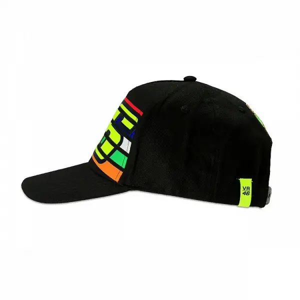Cappellino VR46 46 STRIPES Nero