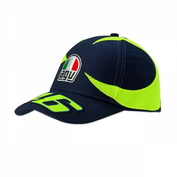 Cappellino VR46 Replica Helmet SOLE E LUNA Blu