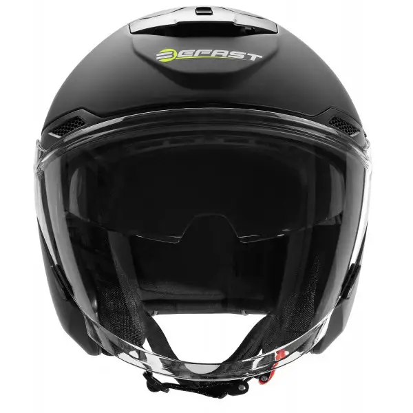 Casco jet Befast Thunder Nero opaco 