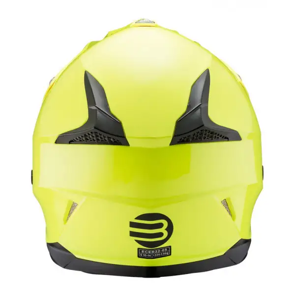 Casco cross Befast Dust Giallo fluo