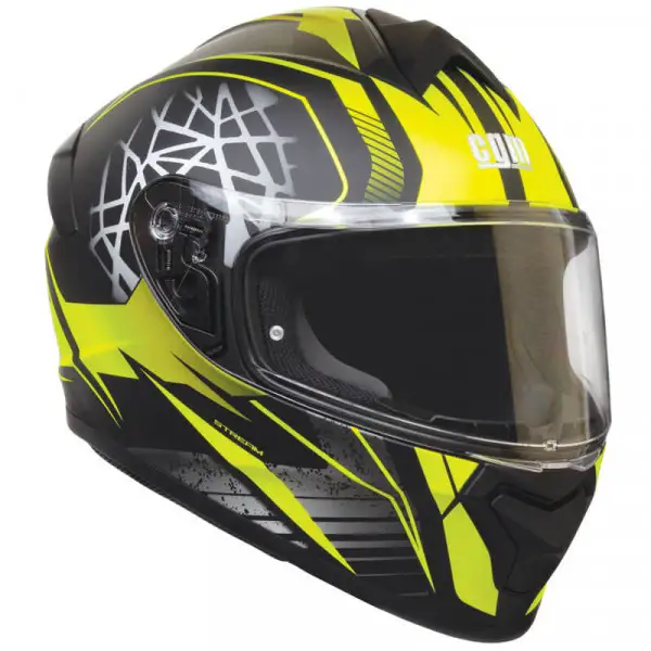 Casco integrale CGM 301S MOTEGI Giallo fluo opaco