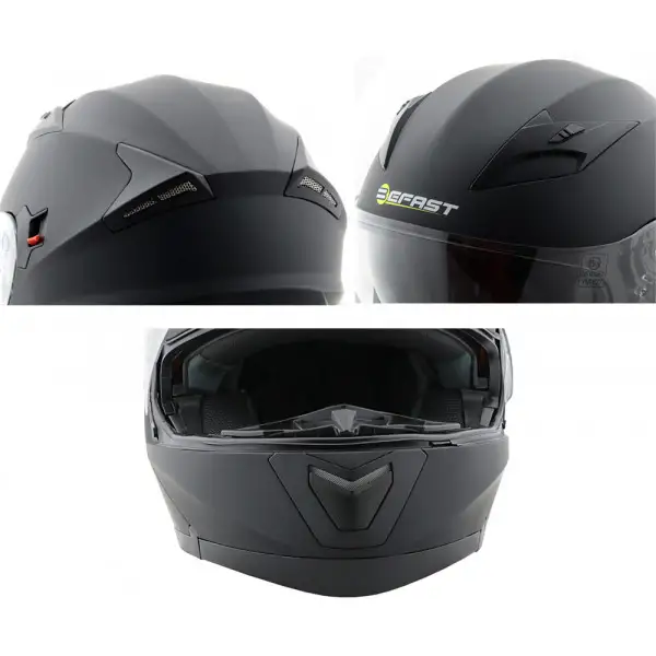 Casco modulare Befast Modular Way nero opaco