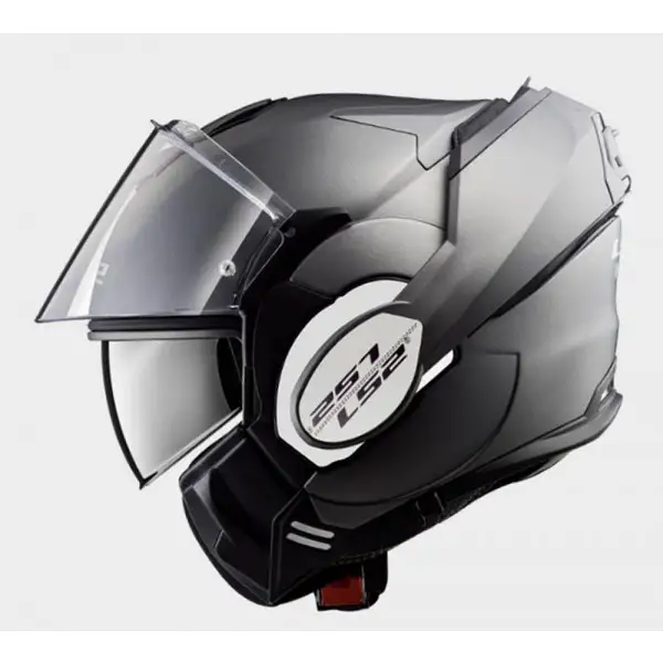 Casco modulare LS2 FF399 Valiant mentoniera ribaltabile Titanio opaco