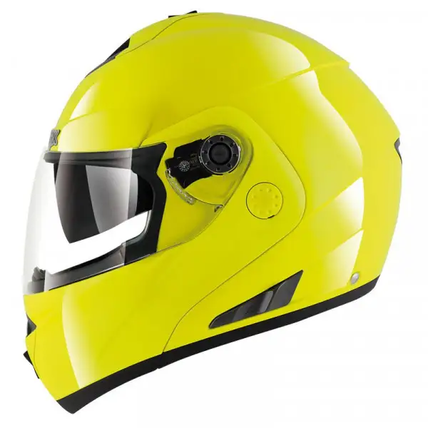 Casco modulare Shark Openline doppia visiera Giallo Fluo