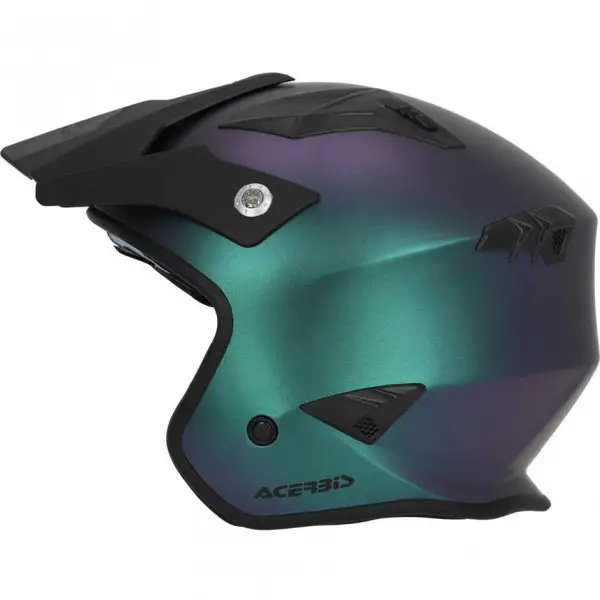 Casco Jet Acerbis Aria Metallic Chameleon