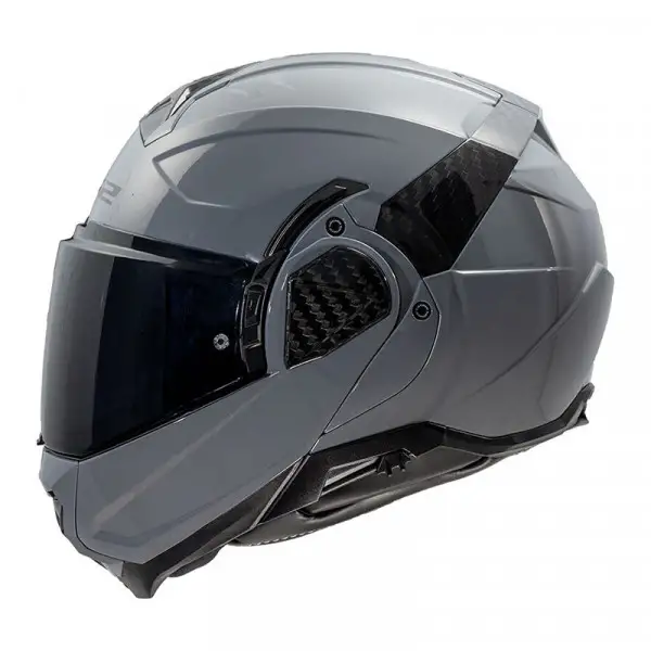 casco convertibile LS2 Advant II in carbonio nardo grigio