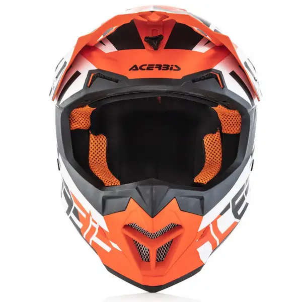 Casco cross Acerbis PROFILE 4 Bianco Arancio