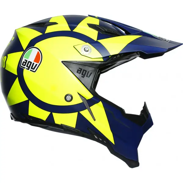 Casco cross AGV AX-8 EVO TOP SOLELUNA 2019 in fibra